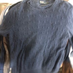 XL Blue Polo Sweater